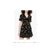 John Lewis Oasis Shadow Bird Print Mini Dress 8