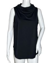 Z by Zella Workout Top Black Cowl Neck Sleeveless Performance Material