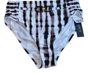 NWT La Blanca Twisted Bamboo High Waisted Bikini Bottoms