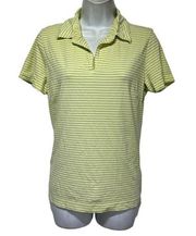 nike fit dry stripe polo shirt womens Size M