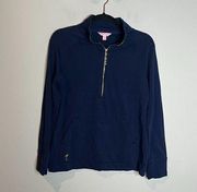 🌺 Lilly Pulitzer navy blue half zip pullover