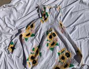 Strapless Sunflower Dress