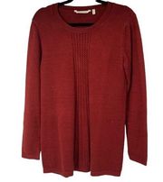 Soft Surroundings Rust Red Sweater