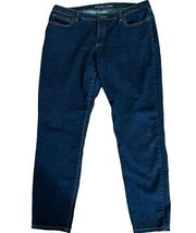 Michael Kors Dark Denim Straight Leg DenimJeans Size 12