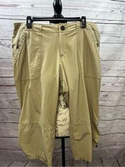 Eastern Mountain sports size 16 cropped tan pants