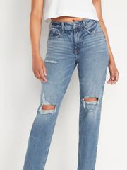 High-Waisted OG Loose Ripped Jeans