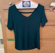 Teal Short Sleeve Top