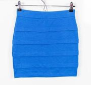 Blue Windsor Bandage Skirt