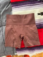 Colise Brown Biker Shorts 