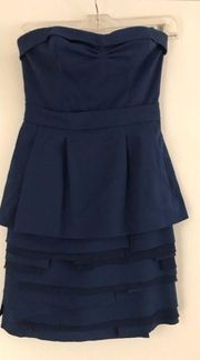 BCBG MaxAzria Annika navy dress. Size 0