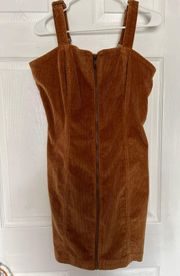 Tan Corduroy Dress