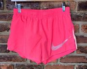 Nike  Dri-Fit Neon Pink Athletic Running Tempo Shorts Women's Size Medium