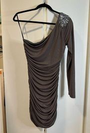 Excellent Condition City Triangle one sleeve dress size large, its stretchy