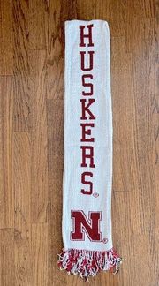 Nebraska Huskers Knit Scarf