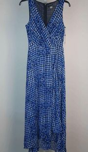 TOMMY HILFIGER Women's Island Tile Chiffon Maxi Dress Size 2