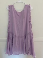 Purple Ruffle Dress