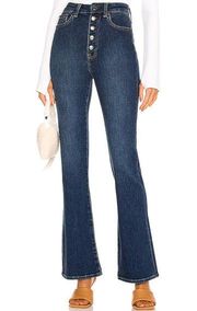 Pistola Dana High Rise Classic Fit Flare Jeans -Delano Blue