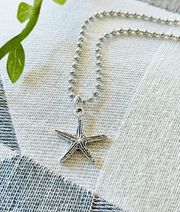 Starfish Nautical Necklace 