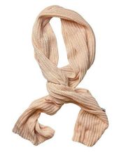 Style Co Solid Ribbed Muffler Shimmer Blush New