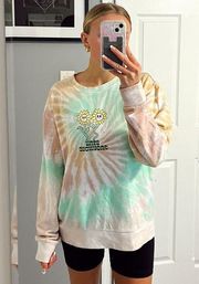 Stay Grounded Tie Dye Crewneck Sweatshirt