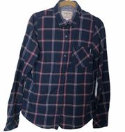 BURTON Plaid Button Down Shirt Long Sleeve Small