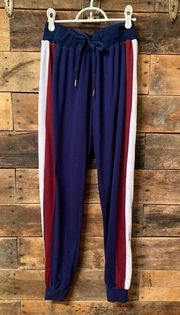 Medium High Waisted Blue Joggers