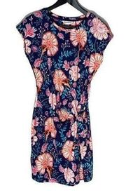 Tommy Bahama Womens Flowers of India
Floral Mini T-Shirt Dress Size XS