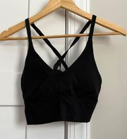 Black Sports Bra