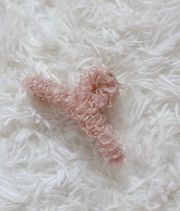 Pink Lace Hair Clamp