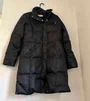 Michael Kors   Packable Down Long Puffer Coat Jacket  black  Size M