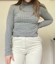 Gray Turtleneck