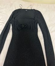 Windsor Black Sequin Mini Dress