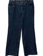 Michael Kors wide leg dress jeans 14
