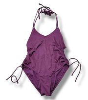 Time And Tru Swimsuit Size XL (16-18) Plus Size Swimwear One Piece Bathing Suit Swimming Swim Summer 