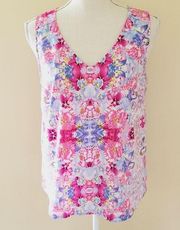 Paraphrase colorful floral blouse size small