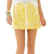 Lilly Pulitzer  January Sun Glow Yellow Skort