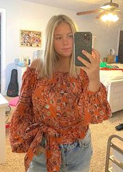 Paisley Cropped Shirt