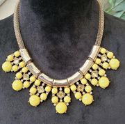 ASOS Womens Gold and Lime Green Pearls Collar Regal Necklace with Lobster Clasp