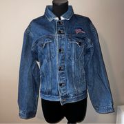 1990s Vintage Planet Hollywood New York Jean Jacket Size Medium