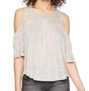 BB Dakota Top Oliana Cold Shoulder Grey