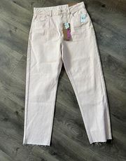 Vanilla Star Mim Super High Rise Pink Jeans Size Junior 7/ W28 New