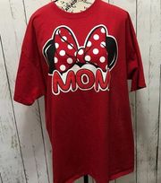 Disney Mom Minnie Mouse red t-shirt in XL, 100% cotton and great condition