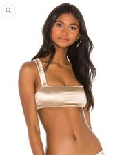 Tularosa Dakota Bikini Top Gold Size Small NWT