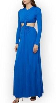 Farm rio knot cut out maxi dress Blue Size Large