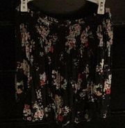 Express floral mini skirt