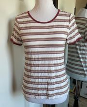 Medium Striped Ringer Tee