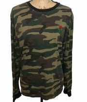 Eighty eight- Army print long sleeve top