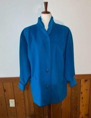 Amazing Vintage 1980s Portrait Wool Coat!