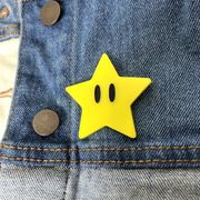 Super Mario Power Star Pin