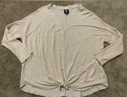 Women’s Bobeau Oversized Button-Up Cardigan Sweater/Sweatshirt Size L